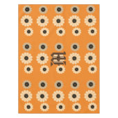 Abstract bloempatroon tafelkleed (Voorkant)