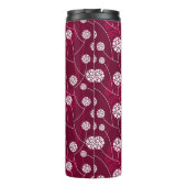Abstract bloempatroon thermosbeker (Achterkant)