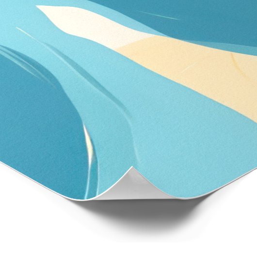 Abstract bloemschilderij poster (Hoek)