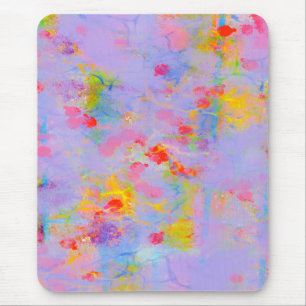 Abstract Bloemveld Ontwerp Muismat