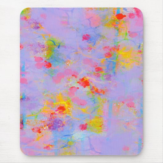 Abstract Bloemveld Ontwerp Muismat (Voorkant)