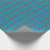 Abstract Bloemverpakkings papier (Hoek)