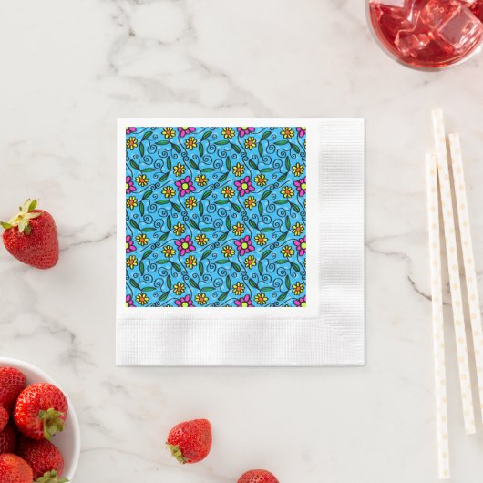 Abstract Bloemverpakkings papier Servet (Insitu)