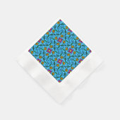 Abstract Bloemverpakkings papier Servet (Hoek)