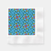 Abstract Bloemverpakkings papier Servet (Voorkant)