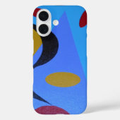 Abstract Blue Cosmic Style Phone Case (Achterkant)