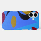 Abstract Blue Cosmic Style Phone Case (Achterkant (horizontaal))