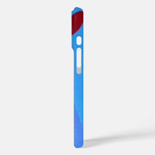 Abstract Blue Cosmic Style Phone Case (Achterkant / Links)