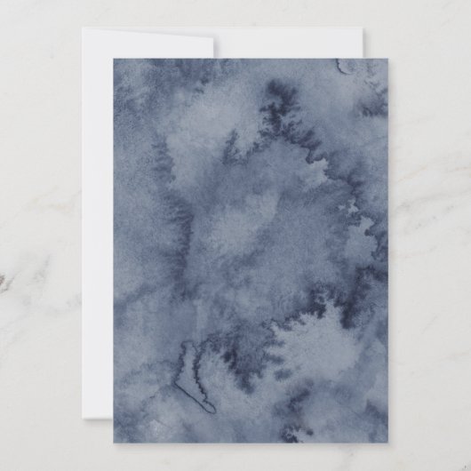 Abstract Blue Elements Sweet Baby Boy Baby Shower Kaart (Achterkant)