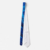 Abstract blue galaxy stropdas (Achterkant)