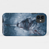 Abstract Blue Glass Art Mobile Hoesje (Achterkant (horizontaal))