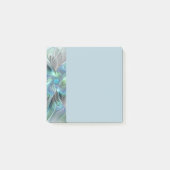 Abstract Blue Green Butterfly Fantasy Fractal Art Post-it® Notes (Voorkant)