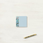 Abstract Blue Green Butterfly Fantasy Fractal Art Post-it® Notes (Op bureau)