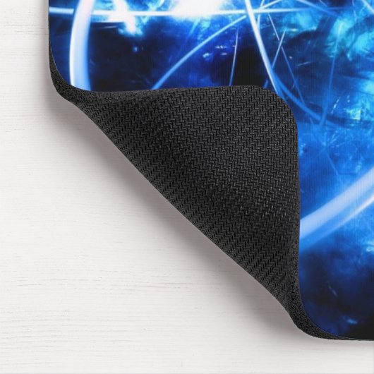 Abstract-Blue Mousepad Muismat (Hoek)