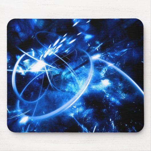 Abstract-Blue Mousepad Muismat (Voorkant)