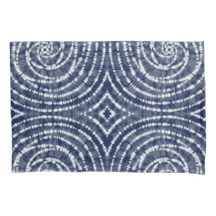 Abstract Blue Shibori Tie Dye Duvet Hoesje Kussensloop