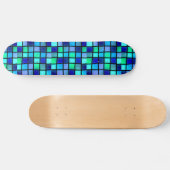 ABSTRACT BLUE Skateboard-dek Persoonlijk Skateboard (Horizontaal)