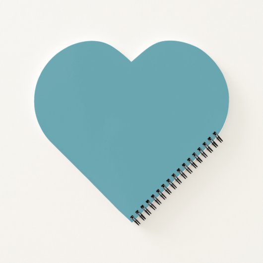 Abstract Blue Turquoise Oranje Fractal Art Spiral Notitieboek (Achterkant)