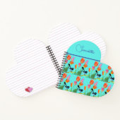 Abstract Blue Wren Australian Bird Notitieboek (Binnen)