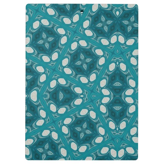 Abstract Blues Klembord (Achterkant)