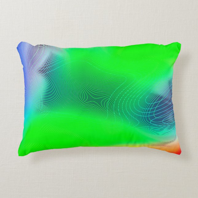 abstract blur background. multicolor effect patter accent kussen (Voorkant)