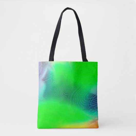 abstract blur background. multicolor effect patter tote bag (Voorkant)