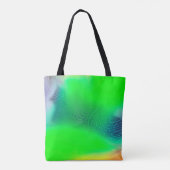 abstract blur background. multicolor effect patter tote bag (Achterkant)