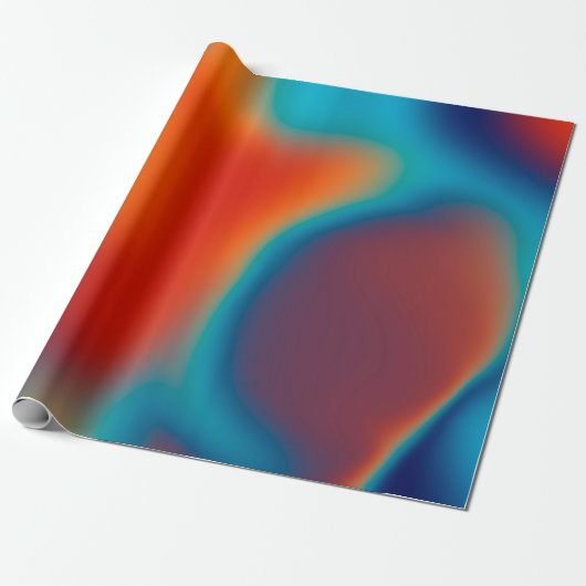 Abstract blur background with colorful blue-light cadeaupapier (Uitgerold)