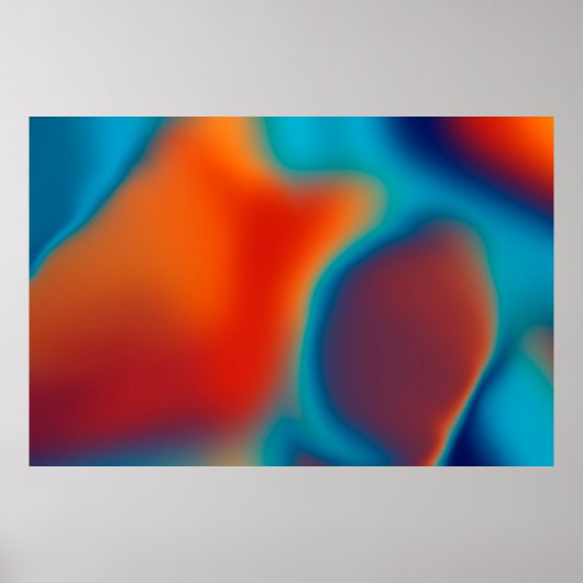 Abstract blur background with colorful blue-light poster (Voorkant)