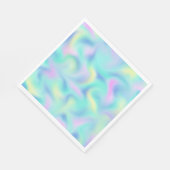 Abstract blurred  parelmoergangpatroon Ecru Servet (Hoek)