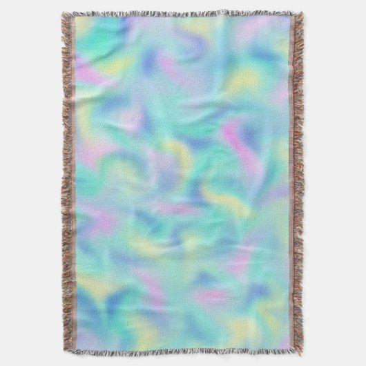 Abstract Blurred pasteelpatroon Deken (Voorkant Verticaal)