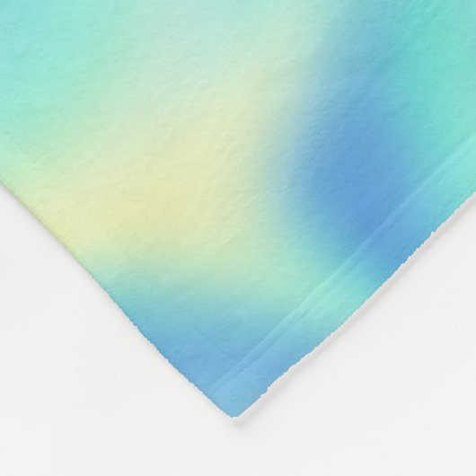 Abstract Blurred pasteelpatroon Fleece Deken (Hoek)