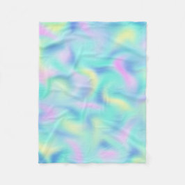 Abstract Blurred  pasteelpatroon Fleece Deken