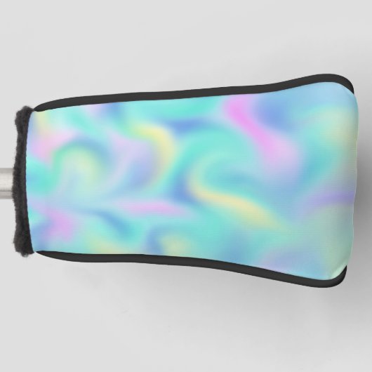 Abstract Blurred  pasteelpatroon Golfheadcover (Voorkant)