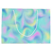 Abstract Blurred pasteelpatroon Groot Cadeauzakje (Achterkant)