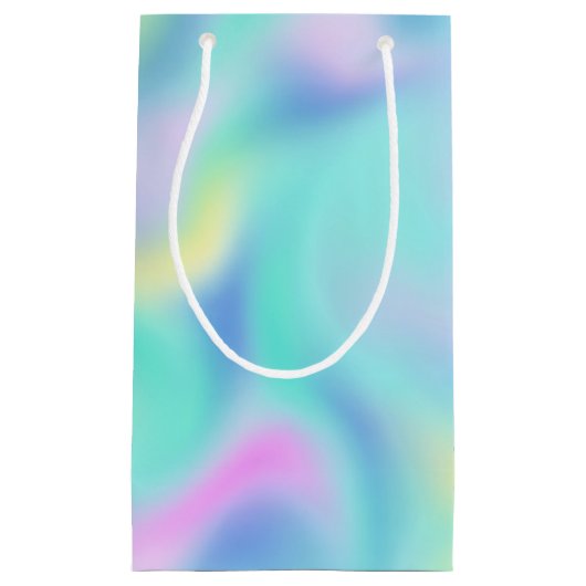 Abstract Blurred  pasteelpatroon Klein Cadeauzakje (Voorkant)