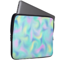 Abstract Blurred  pasteelpatroon Laptop Sleeve