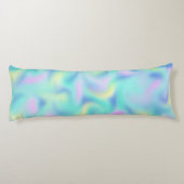 Abstract Blurred pasteelpatroon Lichaamskussen (Achterkant)