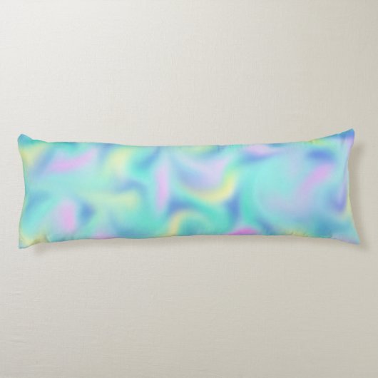 Abstract Blurred pasteelpatroon Lichaamskussen (Achterkant)