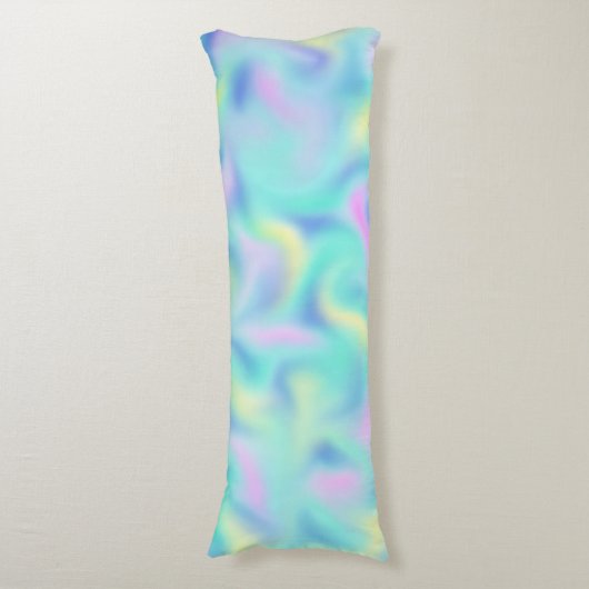 Abstract Blurred pasteelpatroon Lichaamskussen (Voorkant Verticaal)