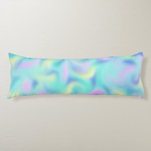Abstract Blurred pasteelpatroon Lichaamskussen (Voorkant)