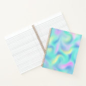 Abstract Blurred pasteelpatroon Notitieboek (Binnen)