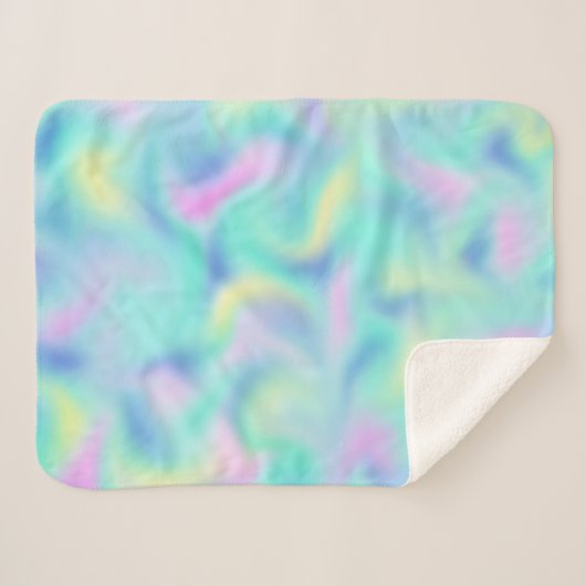 Abstract Blurred pasteelpatroon Sherpa Deken (Voorkant (horizontaal))