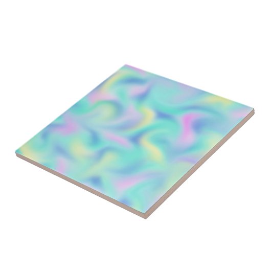 Abstract Blurred pasteelpatroon Tegeltje (Zijkant)