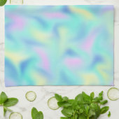 Abstract Blurred pasteelpatroon Theedoek (Gevouwen)