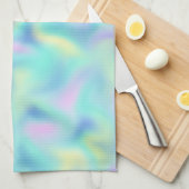 Abstract Blurred pasteelpatroon Theedoek (Quarter Fold)