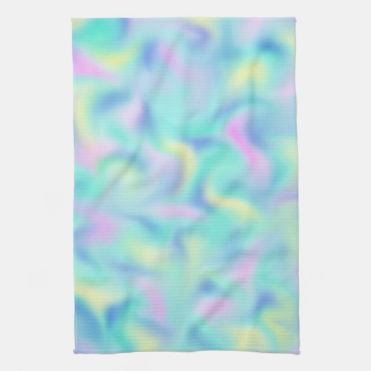 Abstract Blurred  pasteelpatroon Theedoek (Verticaal)