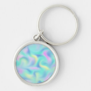 Abstract Blurred pasteien Patroontoetsenbord Sleutelhanger