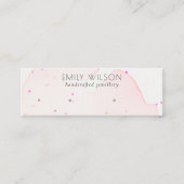 Abstract Blush Confetti Wash Stud Oorspronkelijk b Mini Visitekaartje (Voorkant)