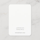 Abstract Blush Gold Glitter 2 Earning Display Visitekaartje (Achterkant)